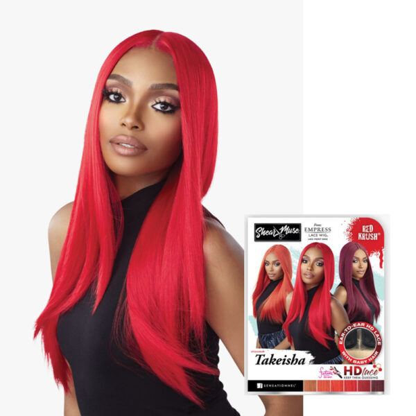 Sensationnel LACE WIGS CENTER PART SHEAR MUSE RED KRUSH_TAKEISHA