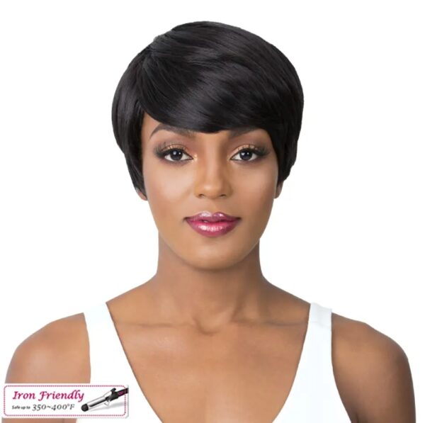 it's a wig! PREMIUM SYNTHETIC FIBER FULL WIG - Q KAI - Image 2