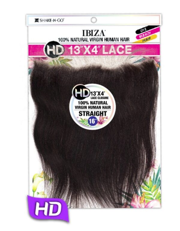 SHAKE-N-GO U/H HD 13"X4" STRAIGHT LACE CLOSURE - NATURAL - Image 6