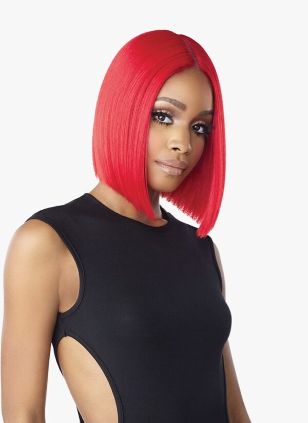 Sensationnel LACE CENTER PART Synthetic Fiber SHEAR MUSE RED KRUSH_KAISHA - Image 2