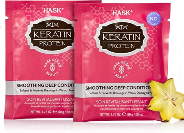 Hask Keratin Protein Smoothing Deep Conditioner 1.7oz - Image 2