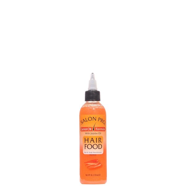 SALON PRO Hair Food Carrot Oil Formula with Jojoba Oil 4oz