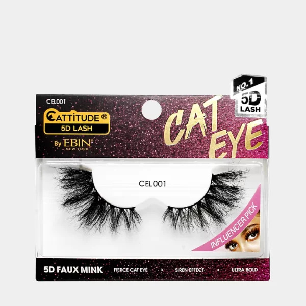 EBIN NEW YORK CATTITUDE 5D CAT EYE LASHES