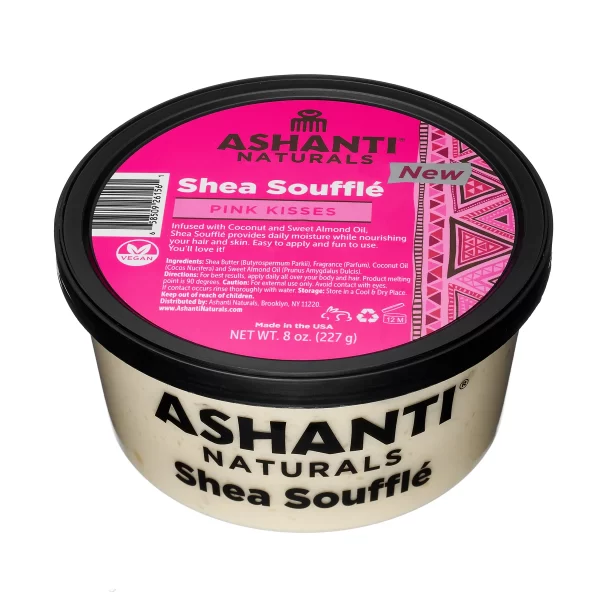 ASHANTI NATURALS SHEA SOUFFLE PINK KISSES