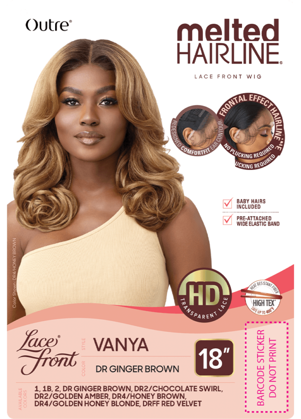 OUTRE MELTED HAIRLINE LACE FRONT WIG - VANYA - Image 6