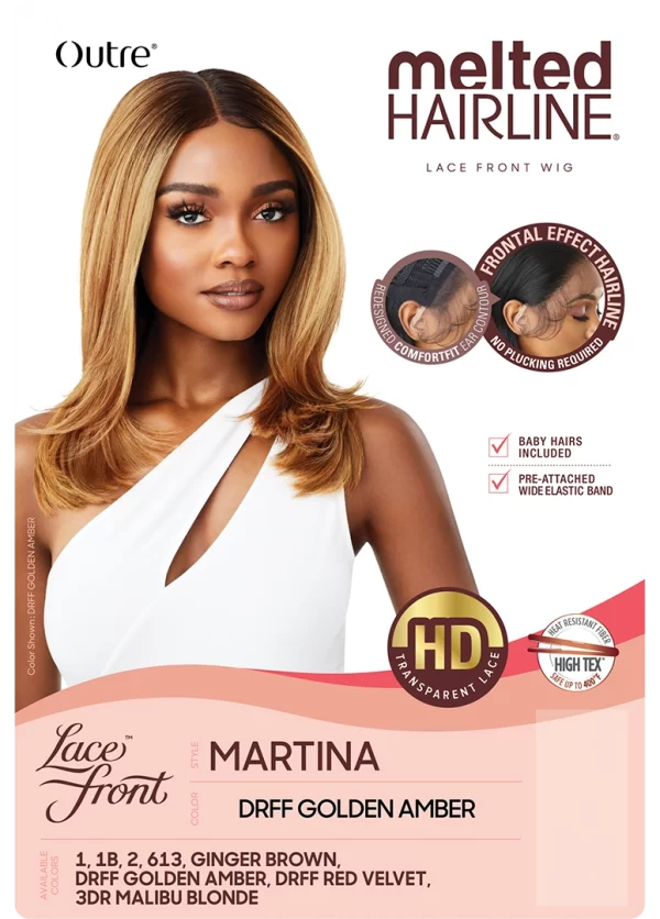 OUTRE LACEFRONT MELTED HAIRLINE LACE FRONT WIG - Martina - Image 7