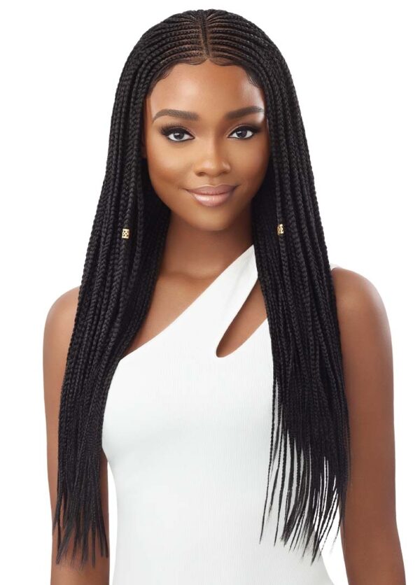 OUTRE 13X4 LACE FRONT WIG - FULANI MICRO CORNROW BRAIDS - Image 2