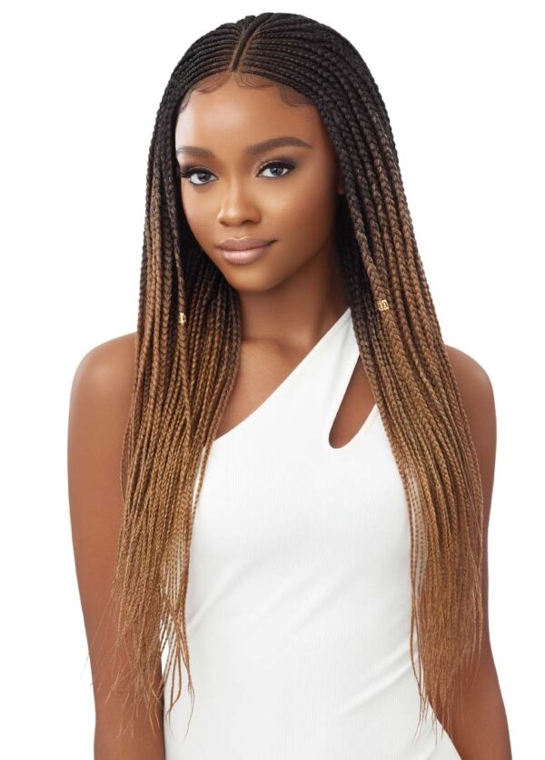 OUTRE 13X4 LACE FRONT WIG - FULANI MICRO CORNROW BRAIDS - Image 3