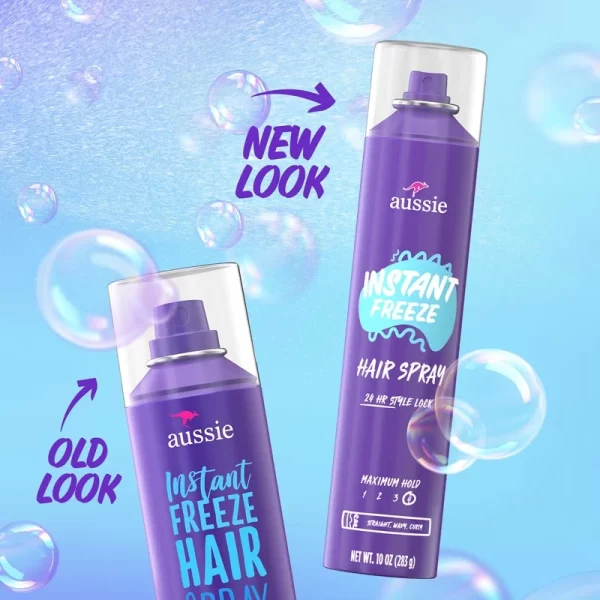 aussie INSTANT FREEZE HAIRSPRAY 10oz - Image 3