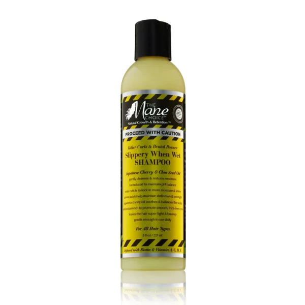 THE MANE CHOICE Proceed With Caution Slippery When Wet Shampoo 8oz