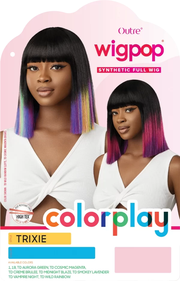 OUTRE SYNTHETIC WIGPOP COLORPLAY FULL WIG - TRIXIE - Image 11