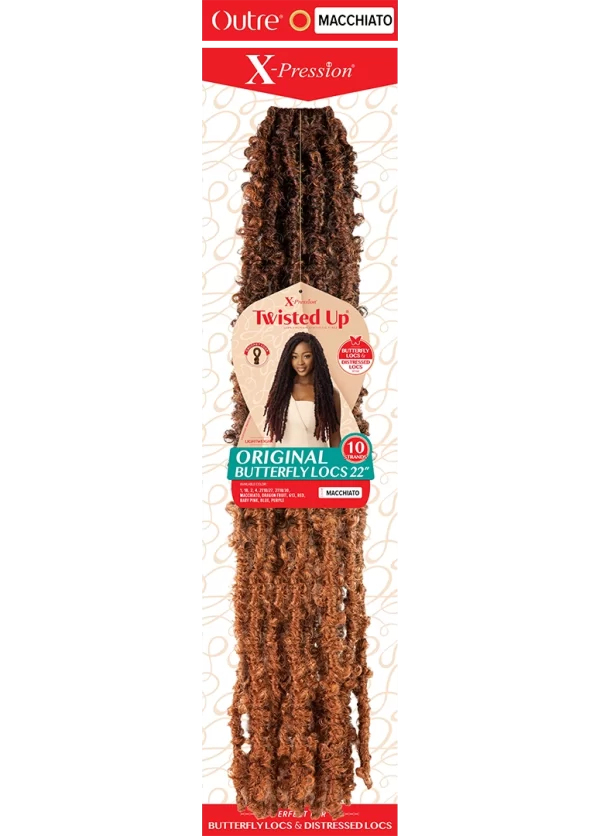 OUTRE X-PRESSION TWISTED UP CROCHET BRAID - ORIGINAL BUTTERFLY LOCS 22" - Image 3