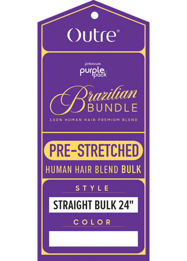 OUTRE PURPLE PACK BRAZILIAN - PRESTRETCHED STRAIGHT BULK 24" - Image 3