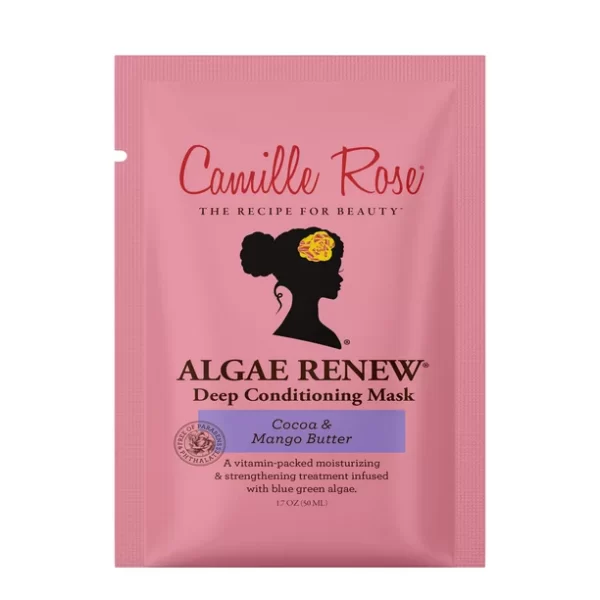 Camille Rose ALGAE RENEW Deep Conditioning Mask Cocoa& Mango Butter 1.7OZ