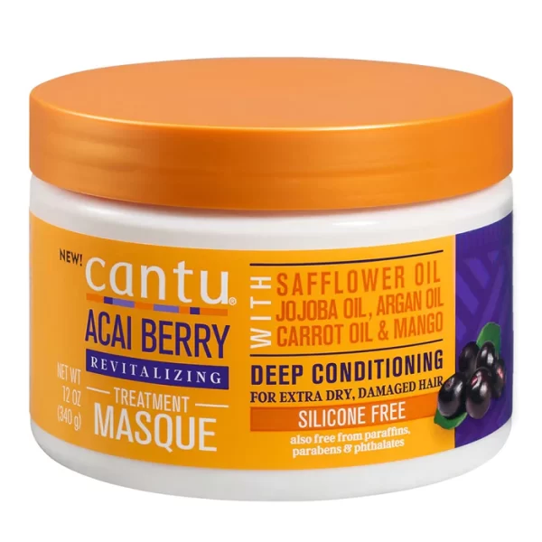 CANTU Acai Berry Revitalizing Deep Conditioning Treatment Masque 12oz