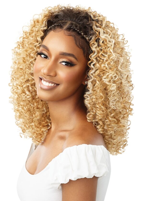 OUTRE  X-PRESSION TWISTED UP LACE FRONT WIG 13X2 - HALO STITCH BRAID 18" - Image 3