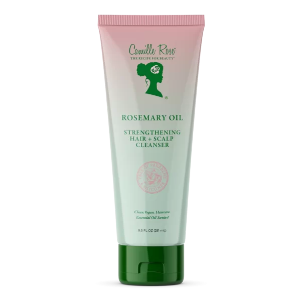 Camille Rose ROSEMARY OIL STRENGTHENING HAIR & SCALP CLEANSER 8.5oz