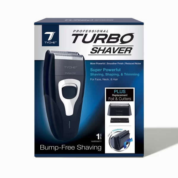 NICKA K TURBO SHAVER WITH REPLACEMENTS