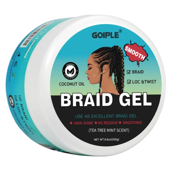 GOIPLE Extra Hold High Shine Braiding Gel(Tea Tree)