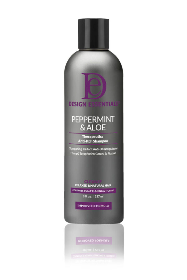 Design Essentials Peppermint & Aloe Therapeutics Anti-Itch Shampoo 8oz