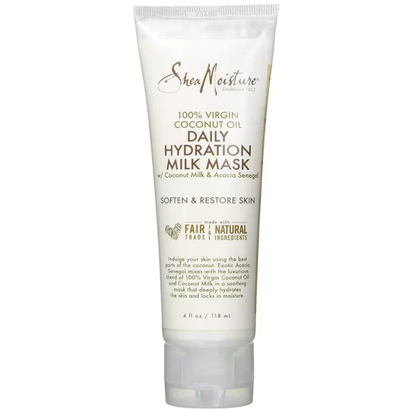 Shea Moisture 100% Virgin Coconut Oil Daily Hydration Milk Mask 4oz