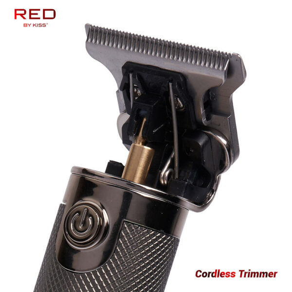 RED BY KISS Precision Blade Cordless Trimmer - Cool Gray - Image 4