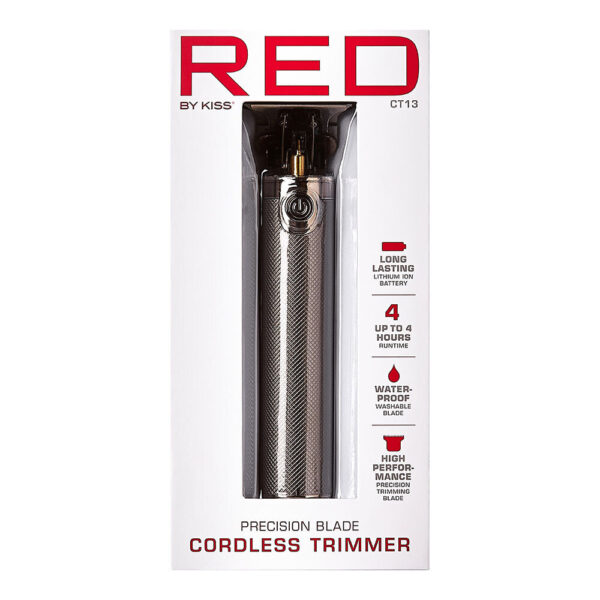 RED BY KISS Precision Blade Cordless Trimmer - Cool Gray