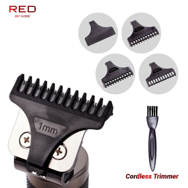 RED BY KISS Precision Blade Cordless Trimmer - Cool Gray - Image 3