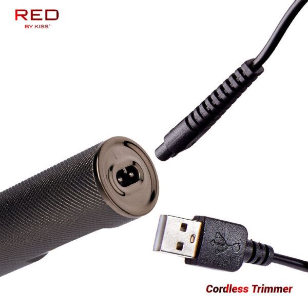 RED BY KISS Precision Blade Cordless Trimmer - Cool Gray - Image 2