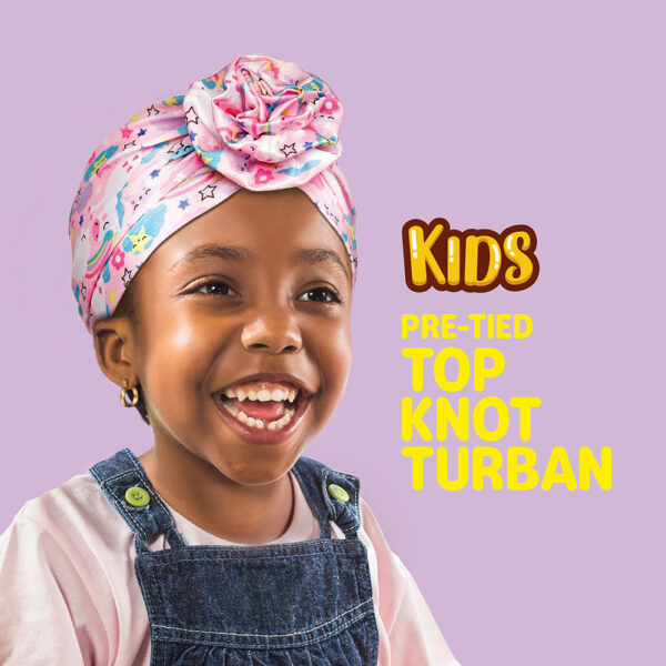 RED BY KISS Kids Top Knot Turban