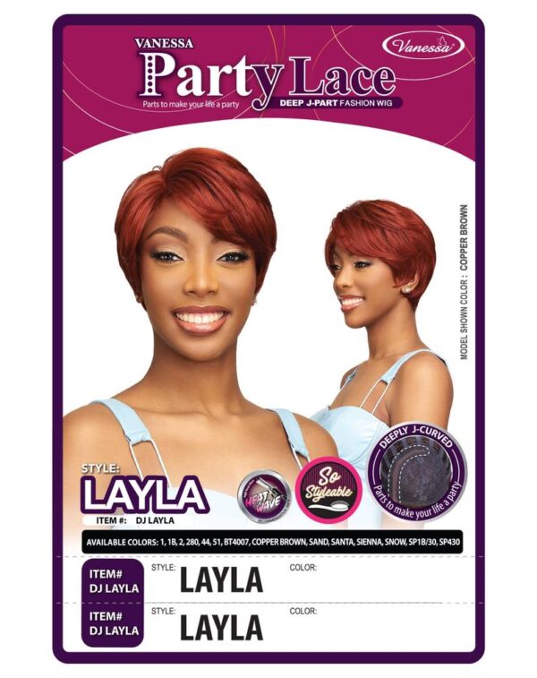 Vanessa PARTY LACE SYNTHETIC HAIR FULL WIG - DJ LAYLA - Image 8