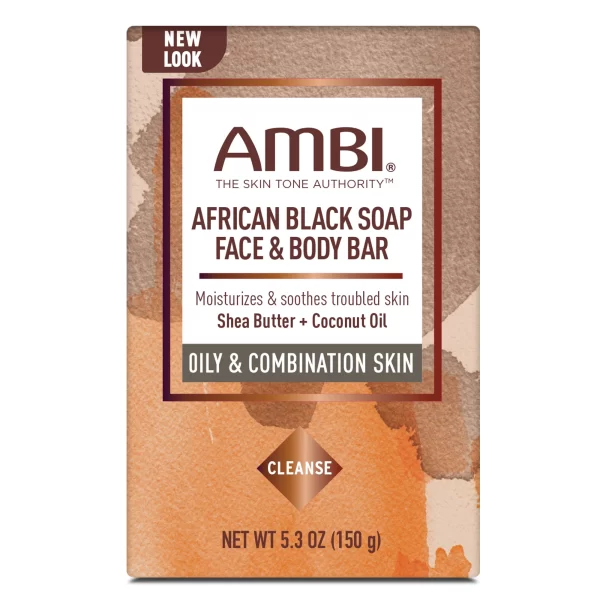 AMBI® African Black Soap Face & Body Bar 5.3oz