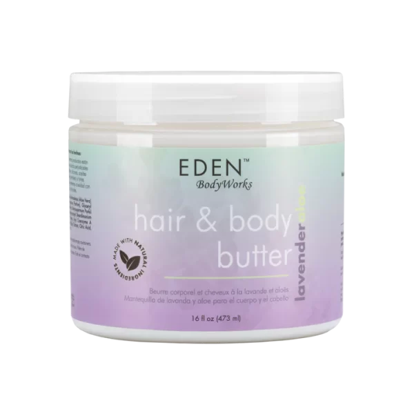 Eden BodyWorks Lavender Aloe Hair + Body Butter 16oz