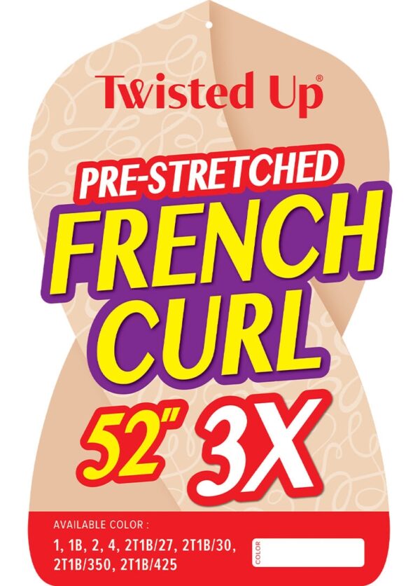 OUTRE TWISTED UP-DIY PRESTRETCHED BRAID FRENCH CURL 52" 3X - Image 3