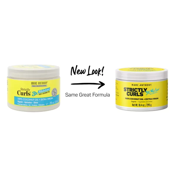 MARC ANTHONY STRICTLY CURLS® 3X MOISTURE 100% COCONUT OIL + EXTRA VIRGIN 10.4oz - Image 2