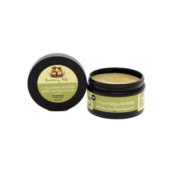 Sunny Isle Whipped Shea Butter with Extra Virgin COCONUT Oil 4oz