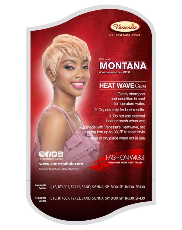 Vanessa SYNTHETIC HAIR  FASHION WIG - MONTANA - Image 6