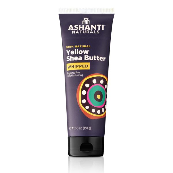 ASHANT NATURALS YELLOW WHIPPED SHEA BUTTER TUBE 5.3oz