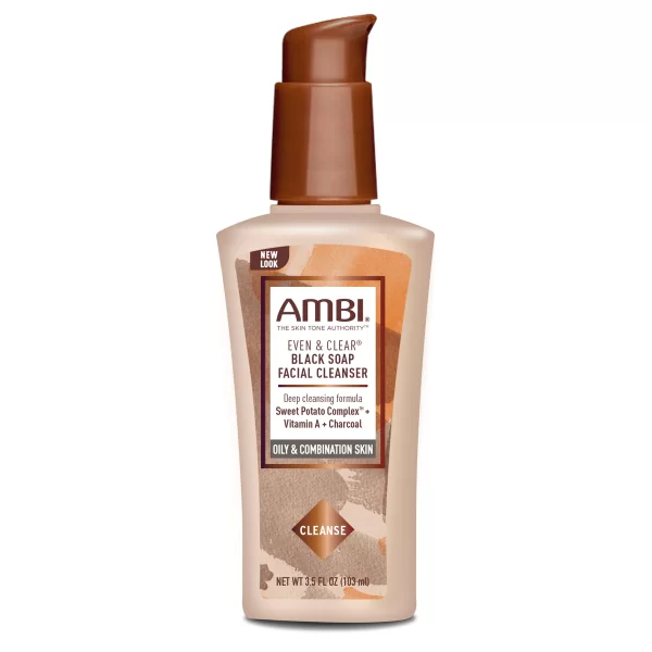 AMBI® Even & Clear® Black Soap Facial Cleanser