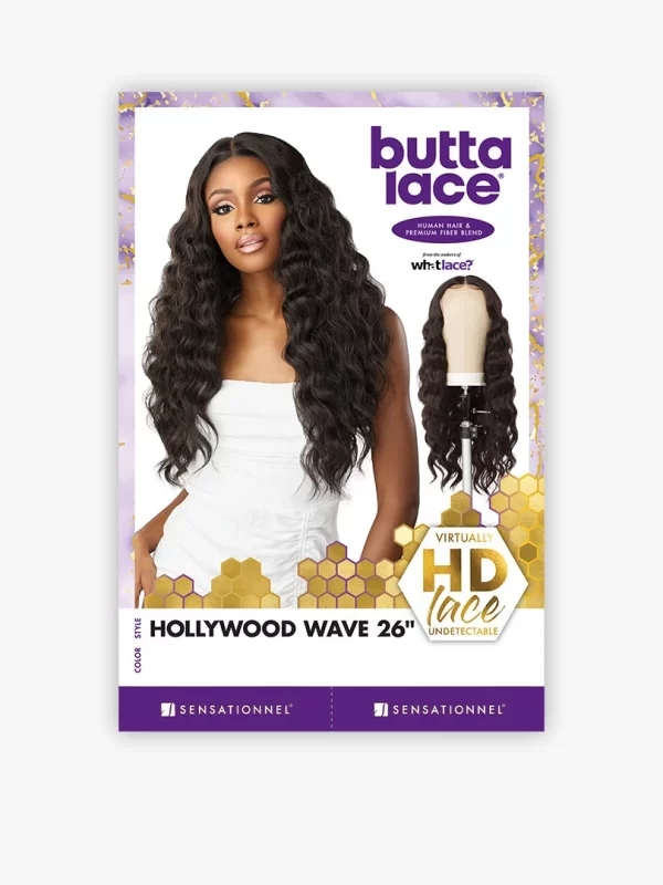 Sensationnel BUTTA LACE WIG - HOLLYWOOD WAVE 26" (HH MIXED) - Image 6