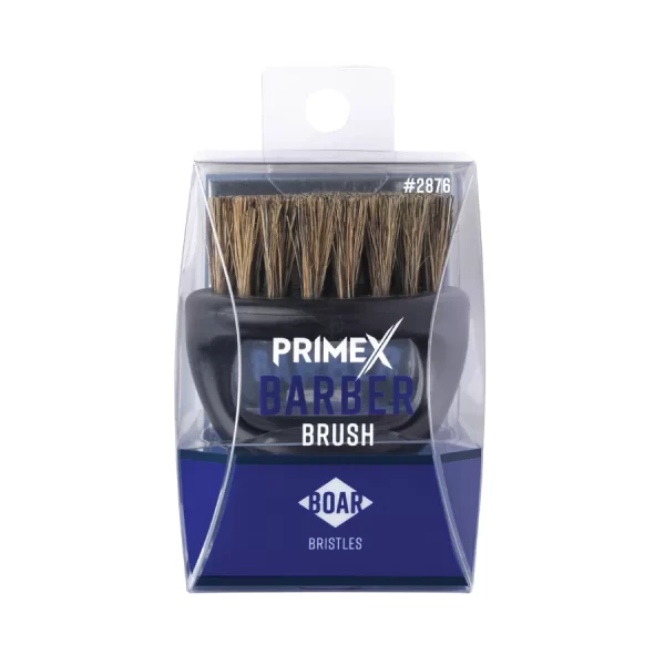 Annie PrimeX Barber Knuckle Brush Black Boar Bristle