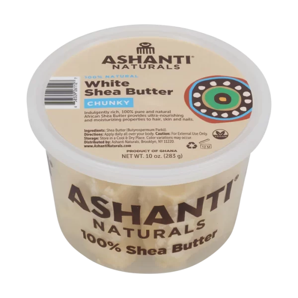 Ashanti Naturals Unrefined African Chunky  White Shea Butter