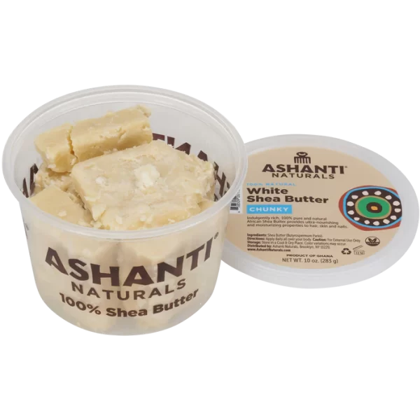 Ashanti Naturals Unrefined African Chunky  White Shea Butter - Image 2