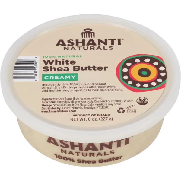 Ashanti Naturals Unrefined African Soft & Creamy White Shea Butter