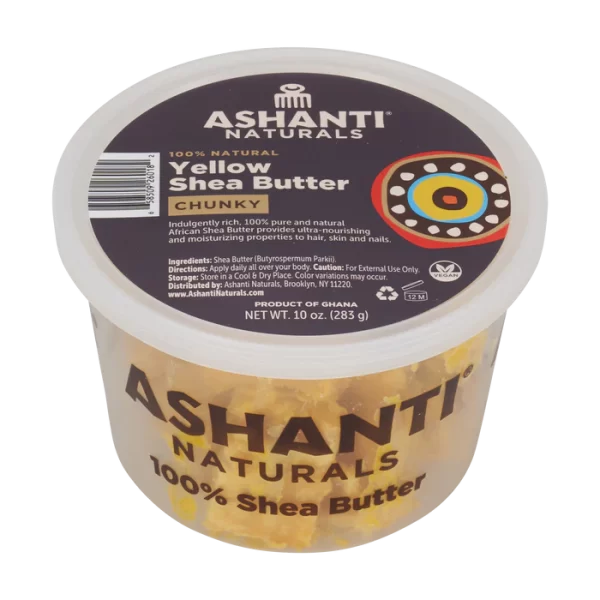 Ashanti Naturals Unrefined African Chunky Yellow Shea Butter