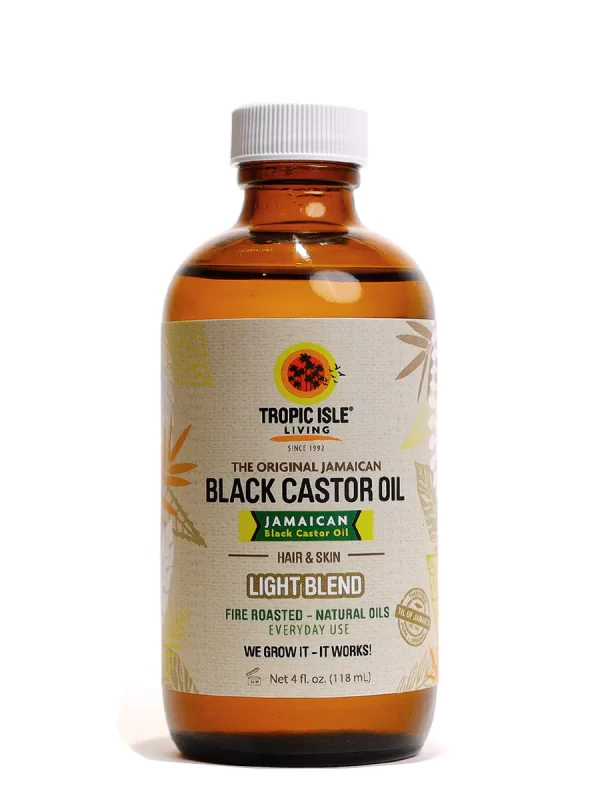 Tropic Isle Living JAMAICAN BLACK CASTOR OIL - LIGHT BLEND 4OZ