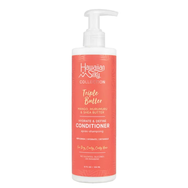 Hawaiian Silky Triple Butter Hydrate & Define Conditioner 12OZ