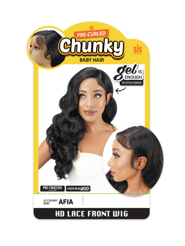 ZURY ROYAL IMEX LACE FRONT WIG - CHUNKY BABY AFIA - Image 4