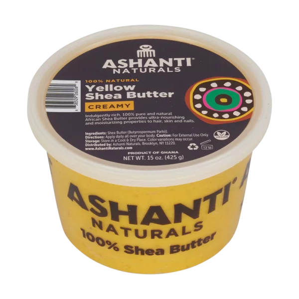 Ashanti Naturals Unrefined African Soft & Creamy Yellow Shea Butter