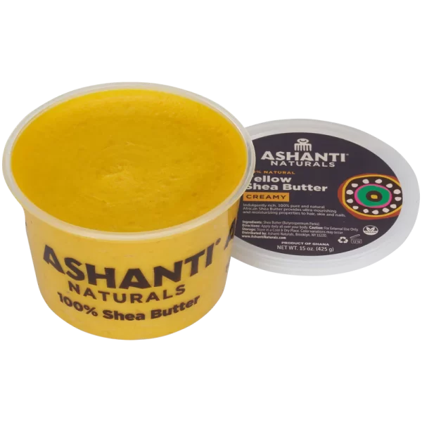 Ashanti Naturals Unrefined African Soft & Creamy Yellow Shea Butter - Image 3